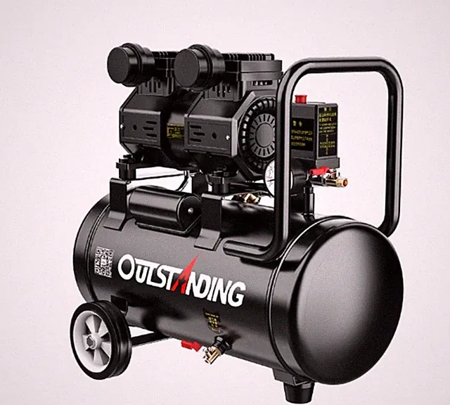 Air Compressor High Pressure Woodworking Air Pump Oil-free Spray Paint 220v