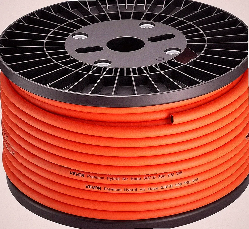 Air Hose, 3/8'' X 250FT Hybrid Air Compressor Hose, 300 PSI Kink-Resistant Pneum