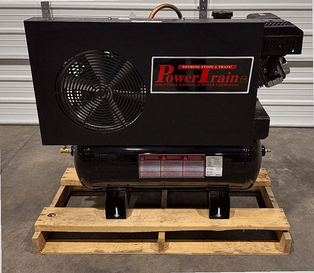 POWERTRAIN, 30 Gallon Truck Mount Air Compressor, 14HP OHV engine Electric Start