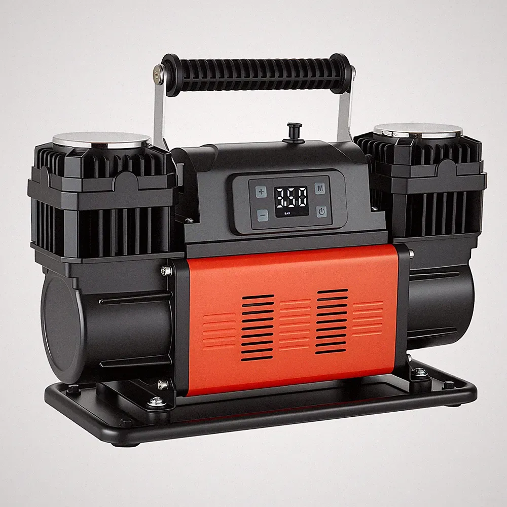 Uimoso 12V Dual-Cylinder Heavy-duty Air Compressor 10.6CFM Auto-Stop Function