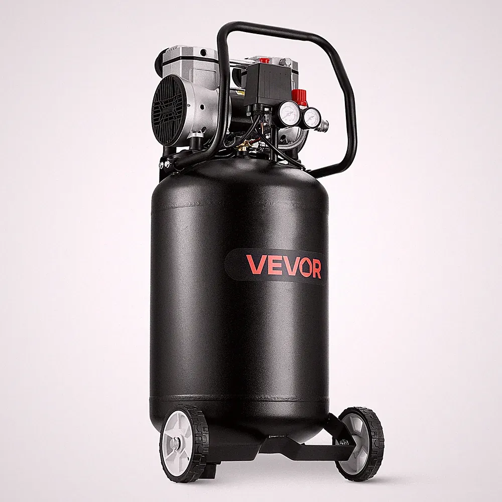 VEVOR 10-Gallon Air Compressor 2HP 4.8 SCFM at 90PSI Max 125PSI Oil-Free Tank