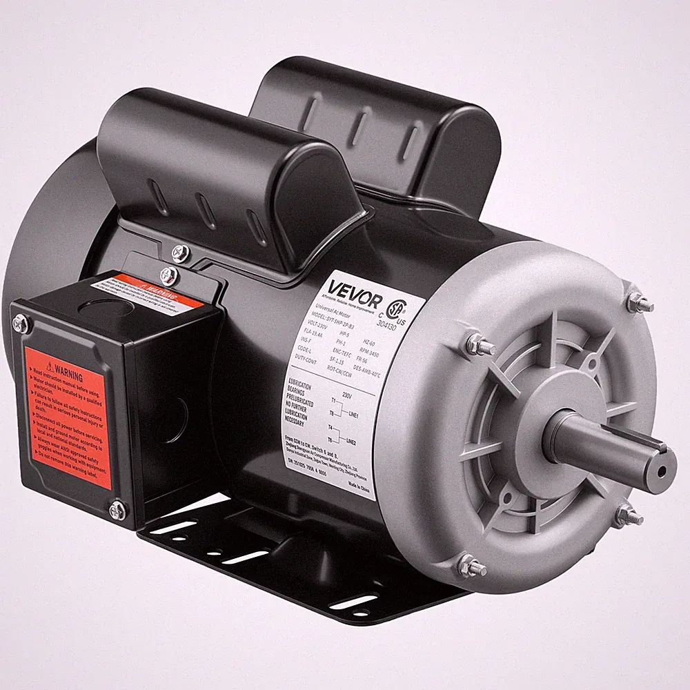 VEVOR 5HP Air Compressor Electric Motor 230V 3450RPM CW/CCW Rotation 10.14N.m