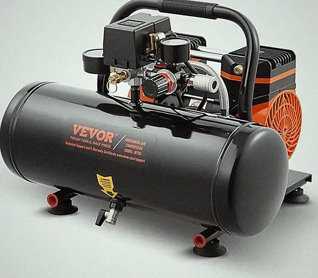 VEVOR Air Compressor 2 Gallon 1HP 2.1CFM 90PSI Oil Free Quiet