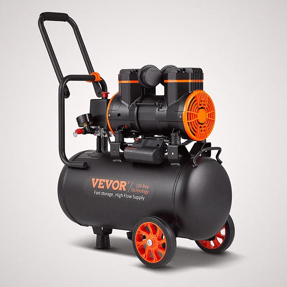 VEVOR Air Compressor 6.3 Gallon 1450W 3.35 CFM@ 90PSI with Max. 116PSI Pressure