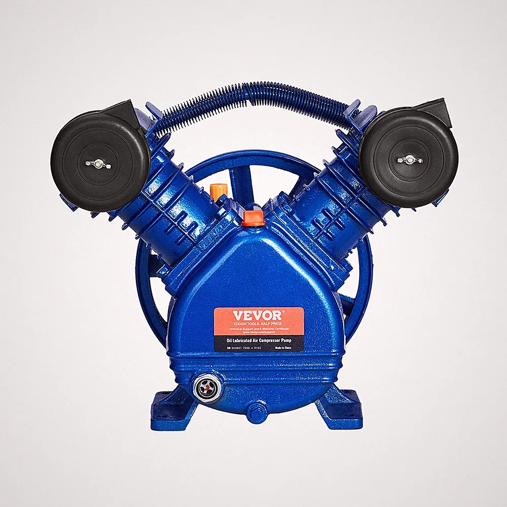VEVOR Air Compressor Pump Head 3HP 6.25CFM @ 90PSI 2-Cylinder Piston Pump Head
