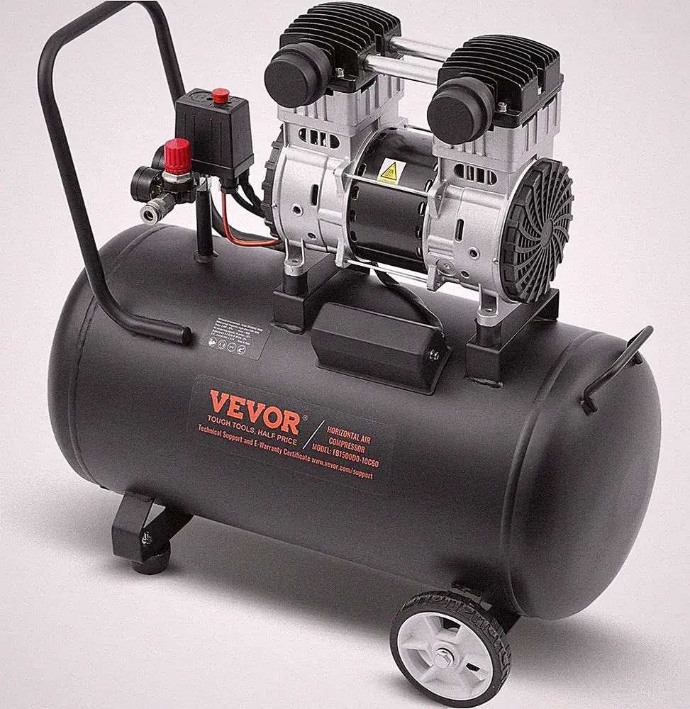 VEVOR Oil Free Air Compressor 15 Gal 125PSI 78dB