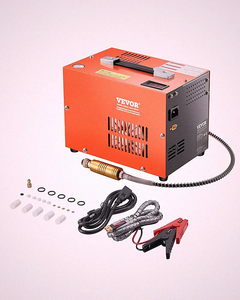 VEVOR PCP Air Compressor 4500PSI/30Mpa PCP Airgun Compressor Built-in Converter